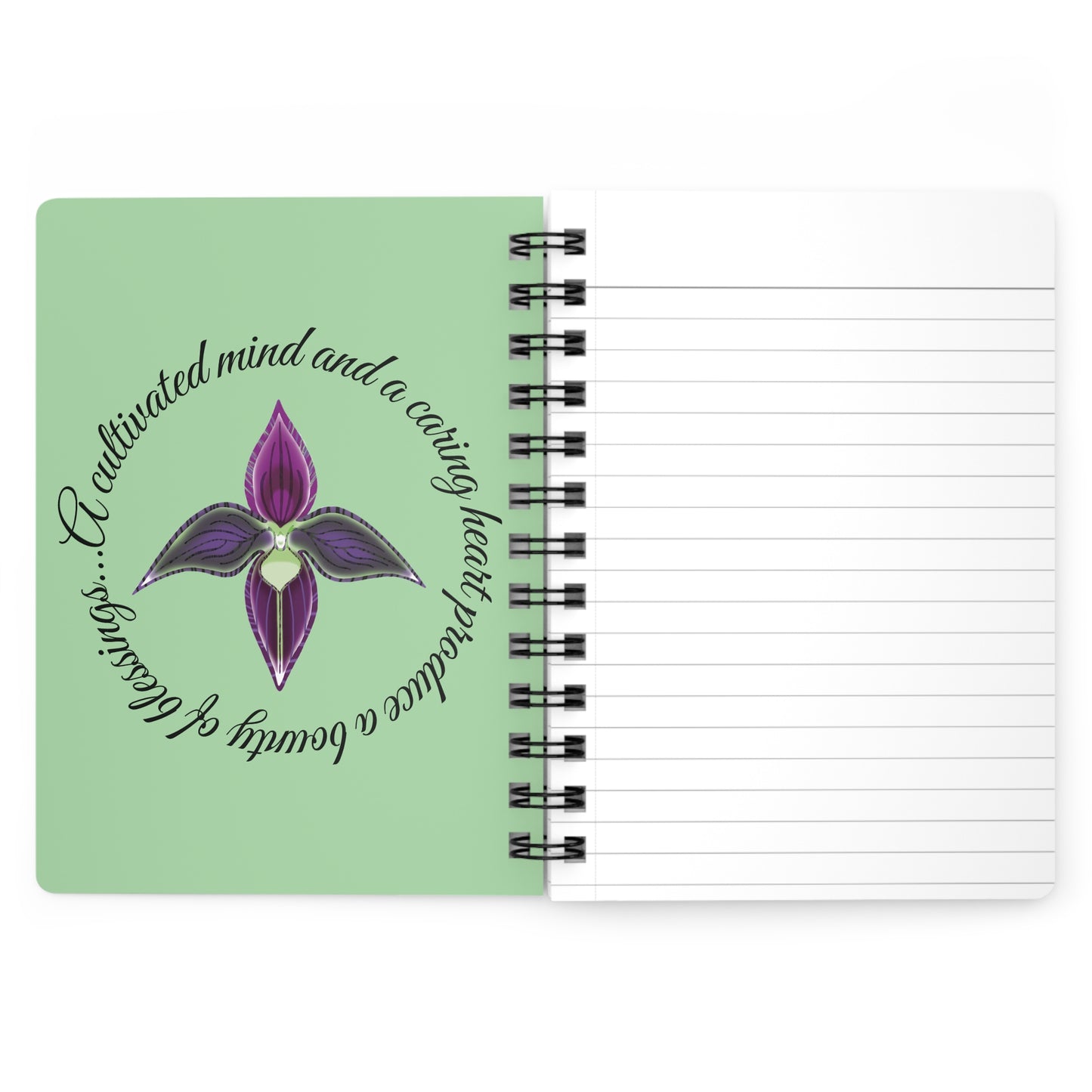 Spiral Bound Notebook - Flora