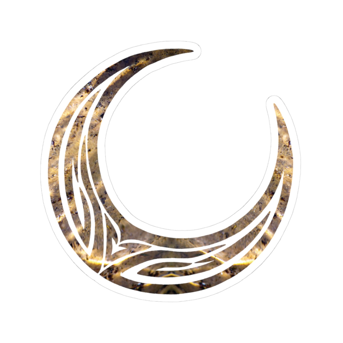 Sticker - Tribal Crescent Moon