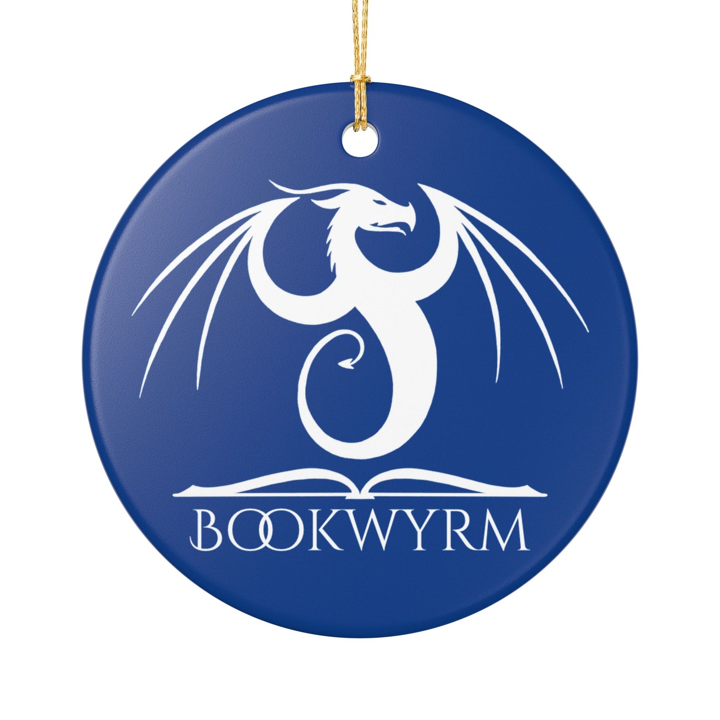 Ceramic Decoration Ornament - Bookwyrm