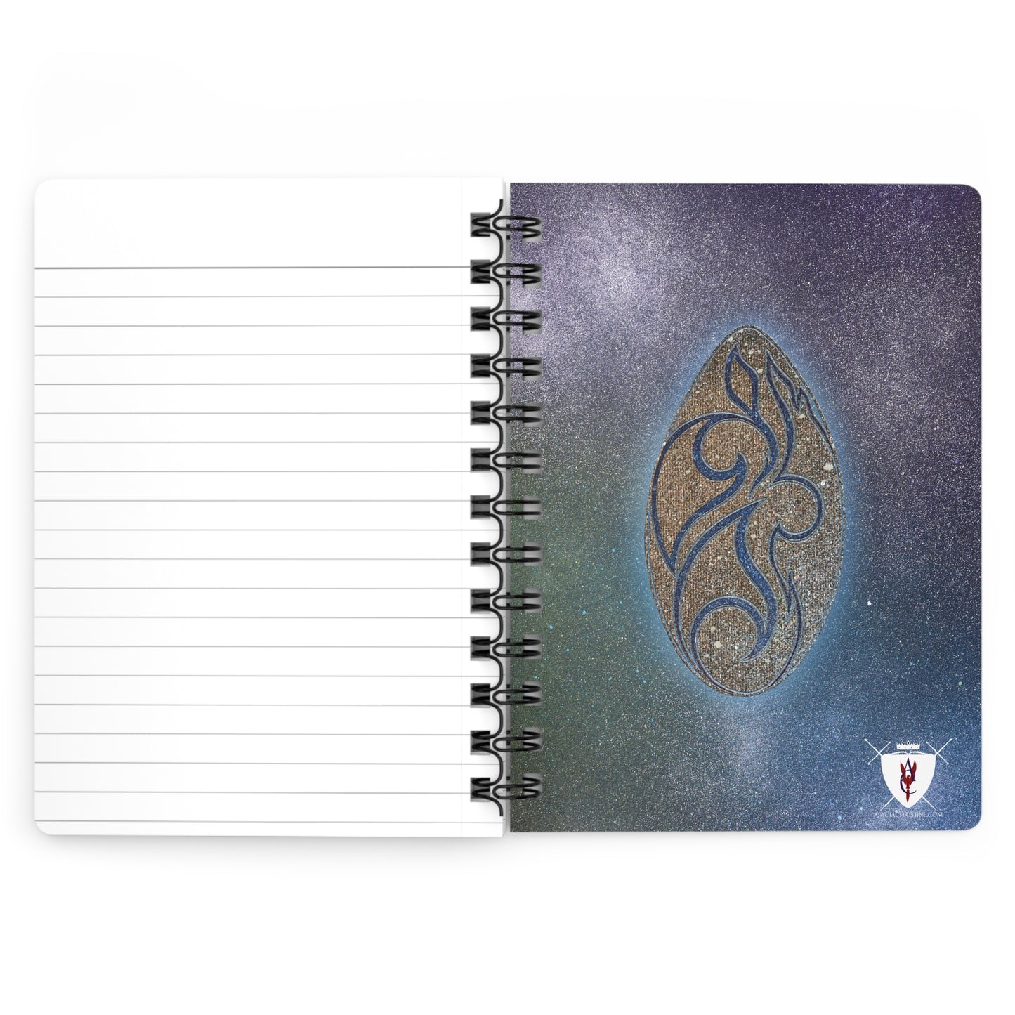 Spiral Bound Notebook - Aurora Dragon and Fireleaf Egg