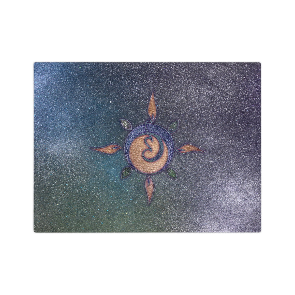 Velveteen Microfiber Blanket - Aurora Four Elements Sun