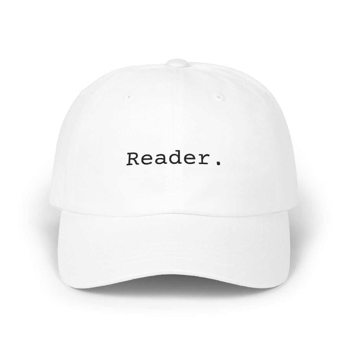 Classic Dad Cap - "Reader" Design