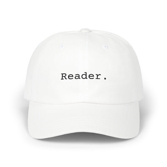 Classic Dad Cap - "Reader" Design