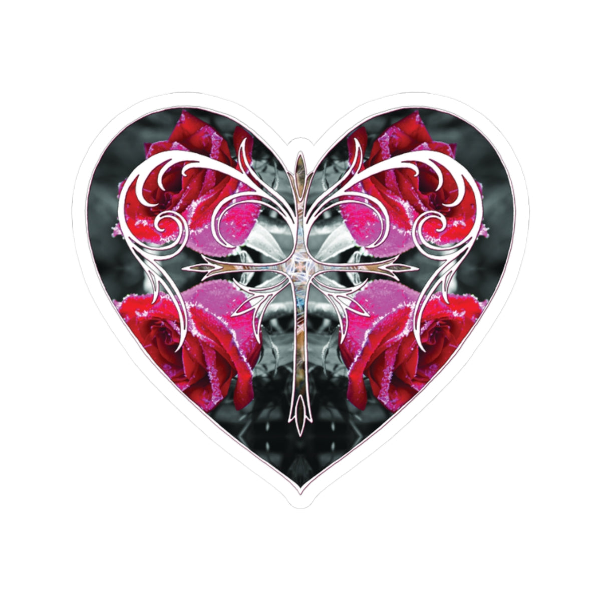 Sticker -Growth In Christ Heart