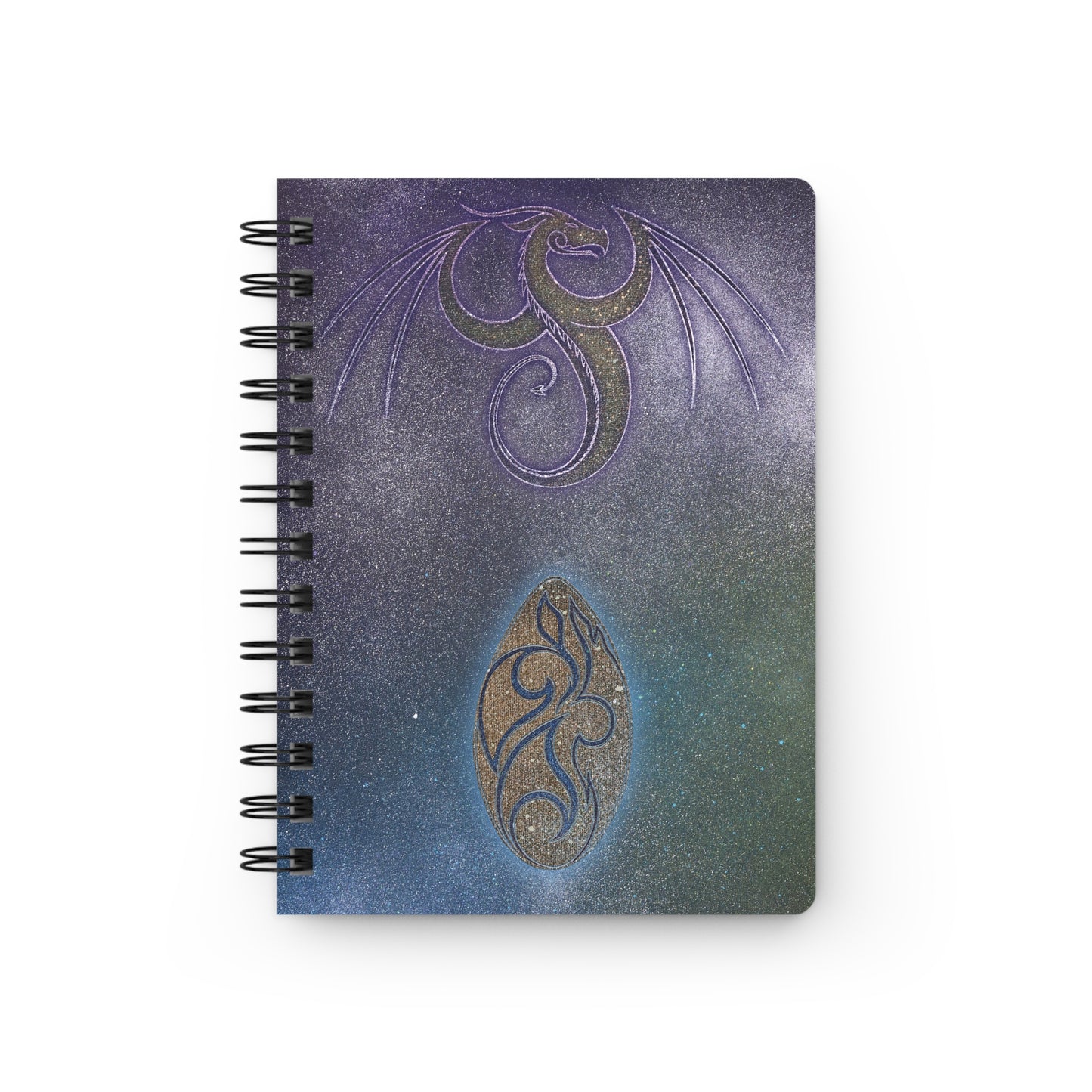 Spiral Bound Notebook - Aurora Dragon and Fireleaf Egg