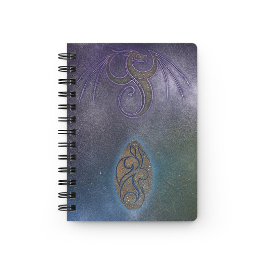 Spiral Bound Notebook - Aurora Dragon and Fireleaf Egg