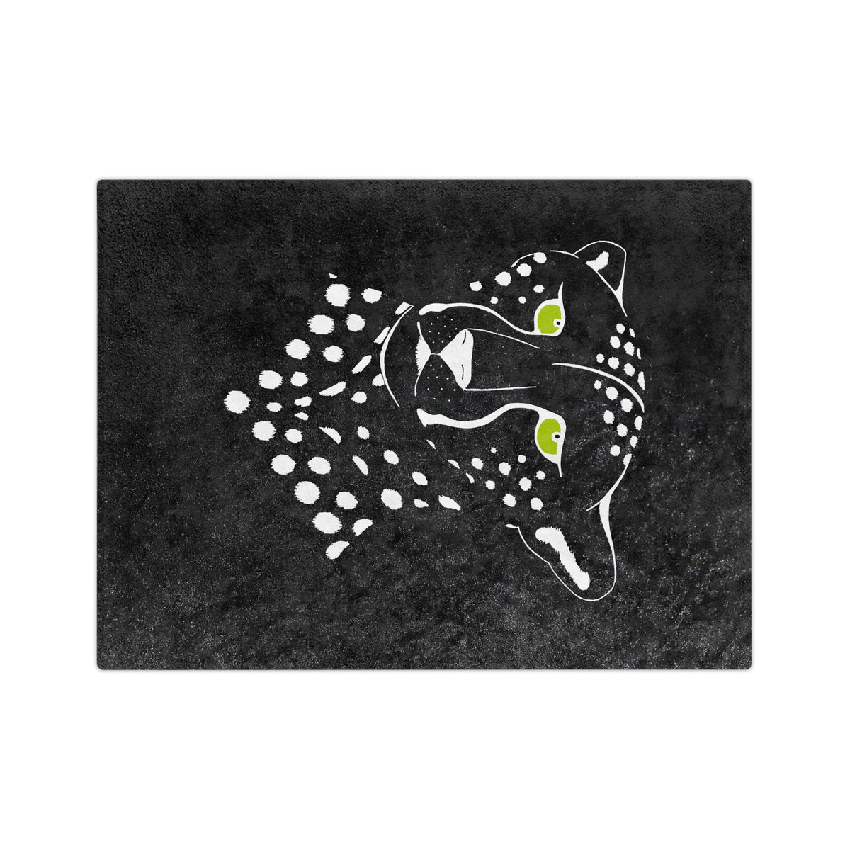 Velveteen Microfiber Blanket- Cheetah, Inverted