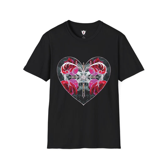 Unisex T-Shirt - "Growth In Christ Heart" Design