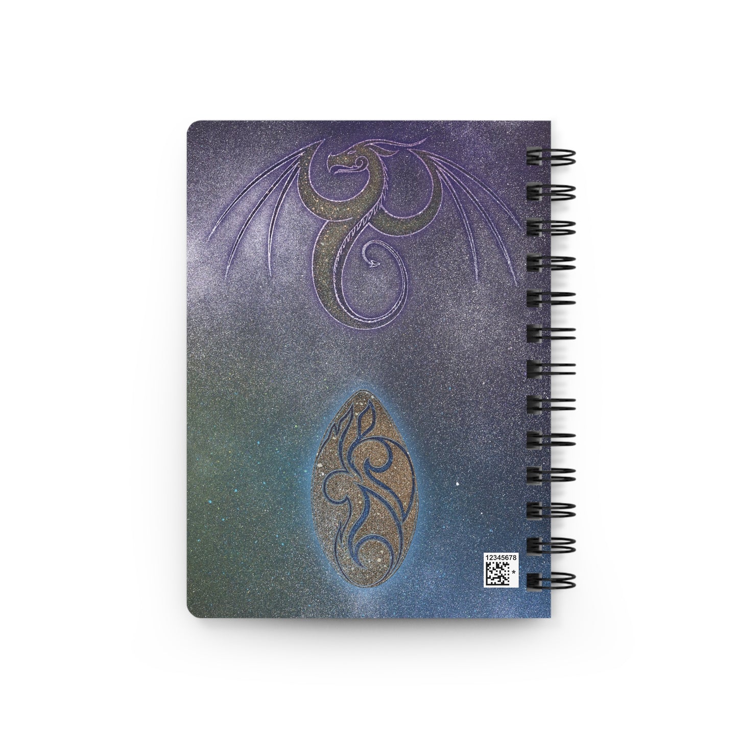 Spiral Bound Notebook - Aurora Dragon and Fireleaf Egg