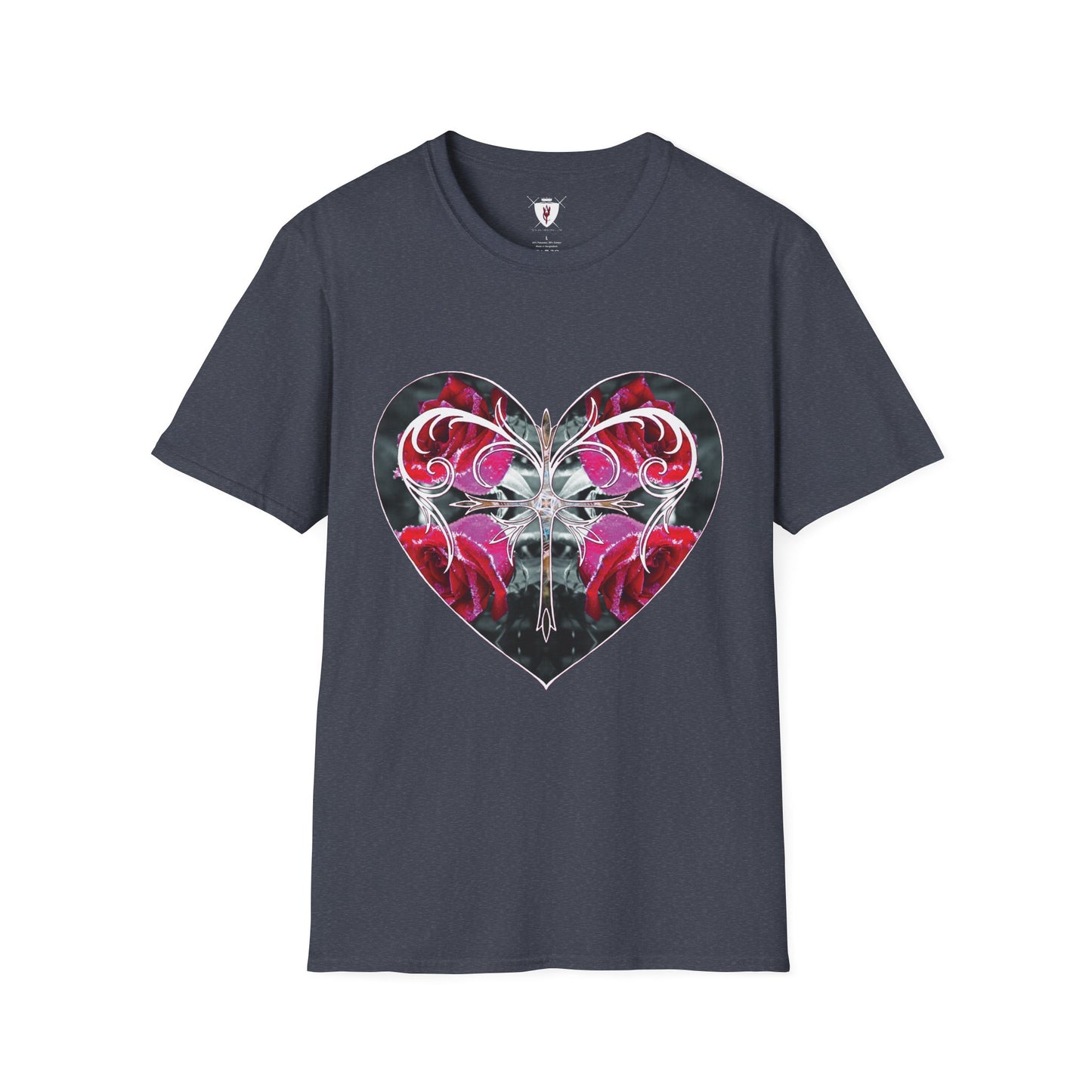 Unisex T-Shirt - "Growth In Christ Heart" Design