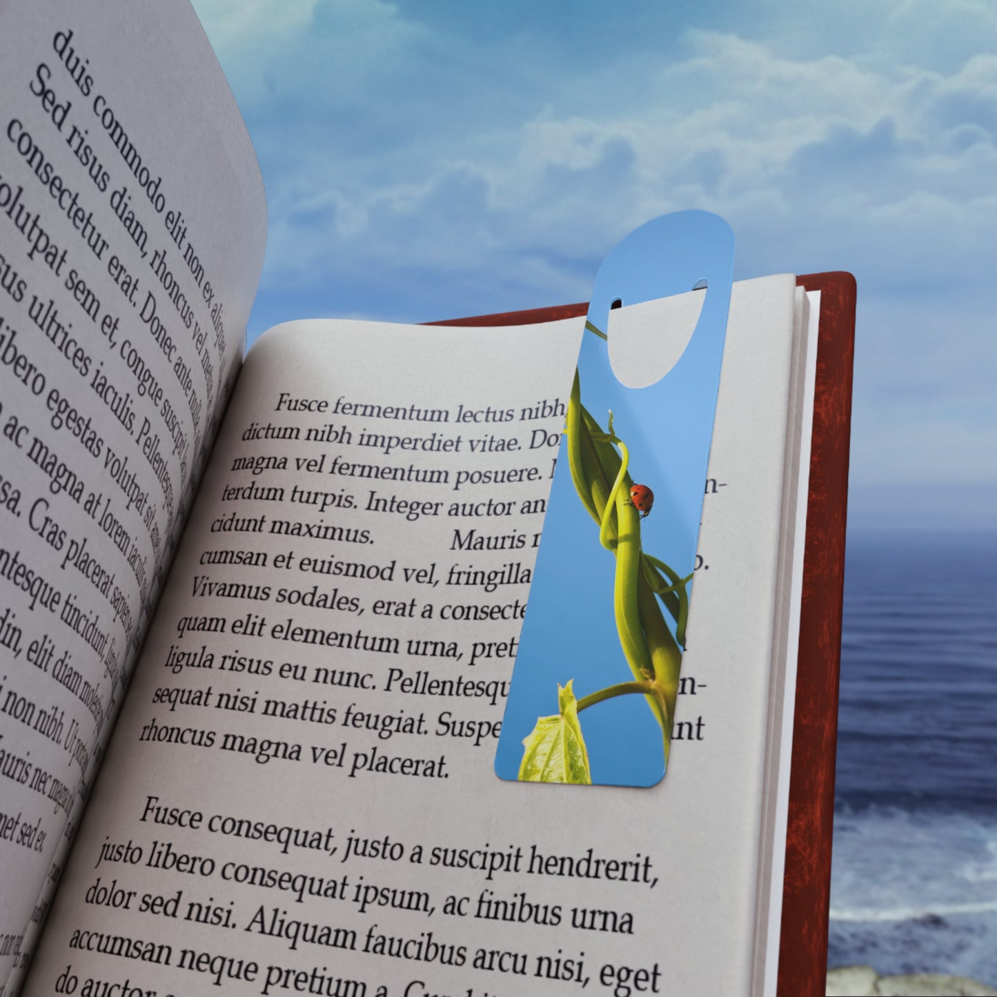 Collector's Bookmark - Lady Bug Twist