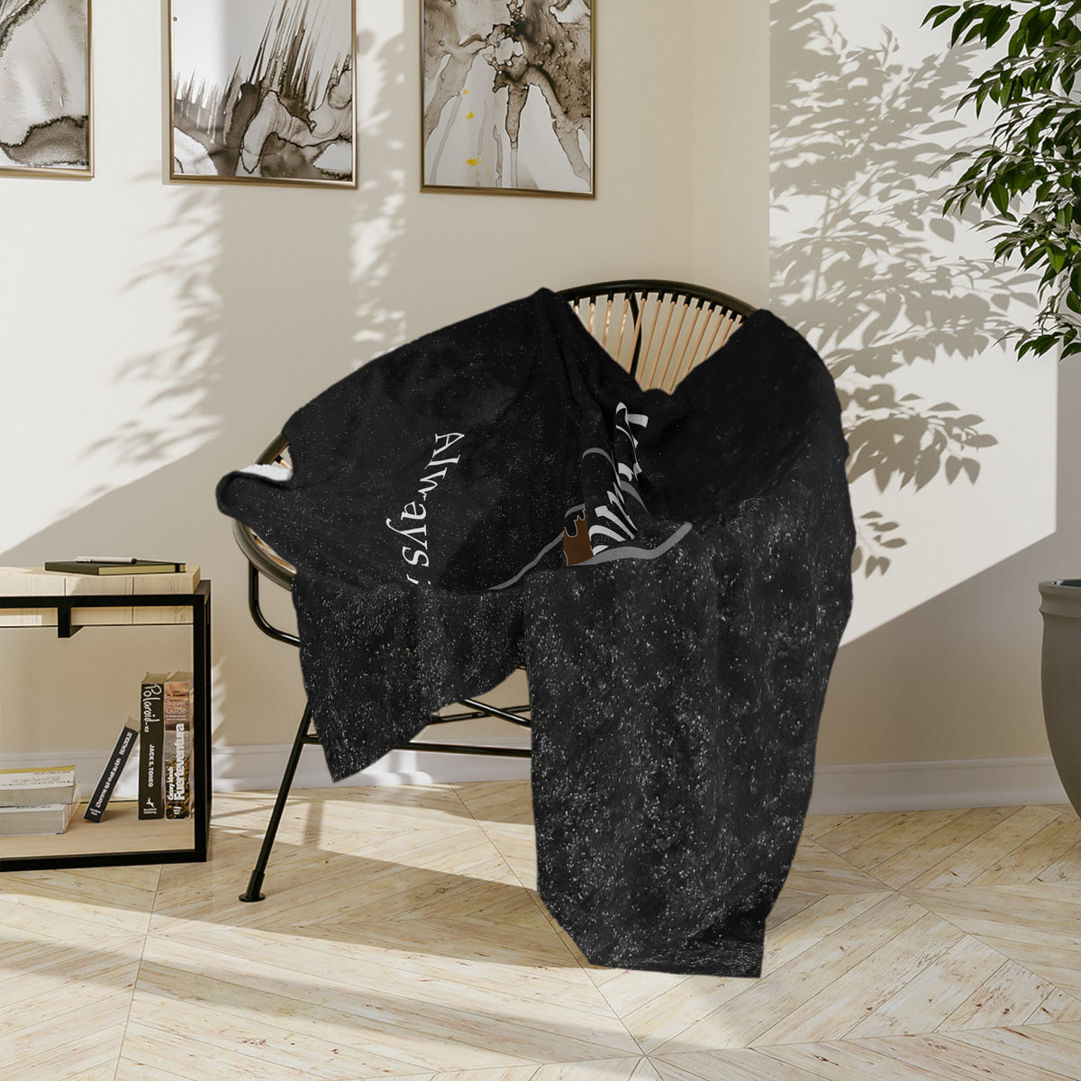 Velveteen Microfiber Blanket - Thankful Heart
