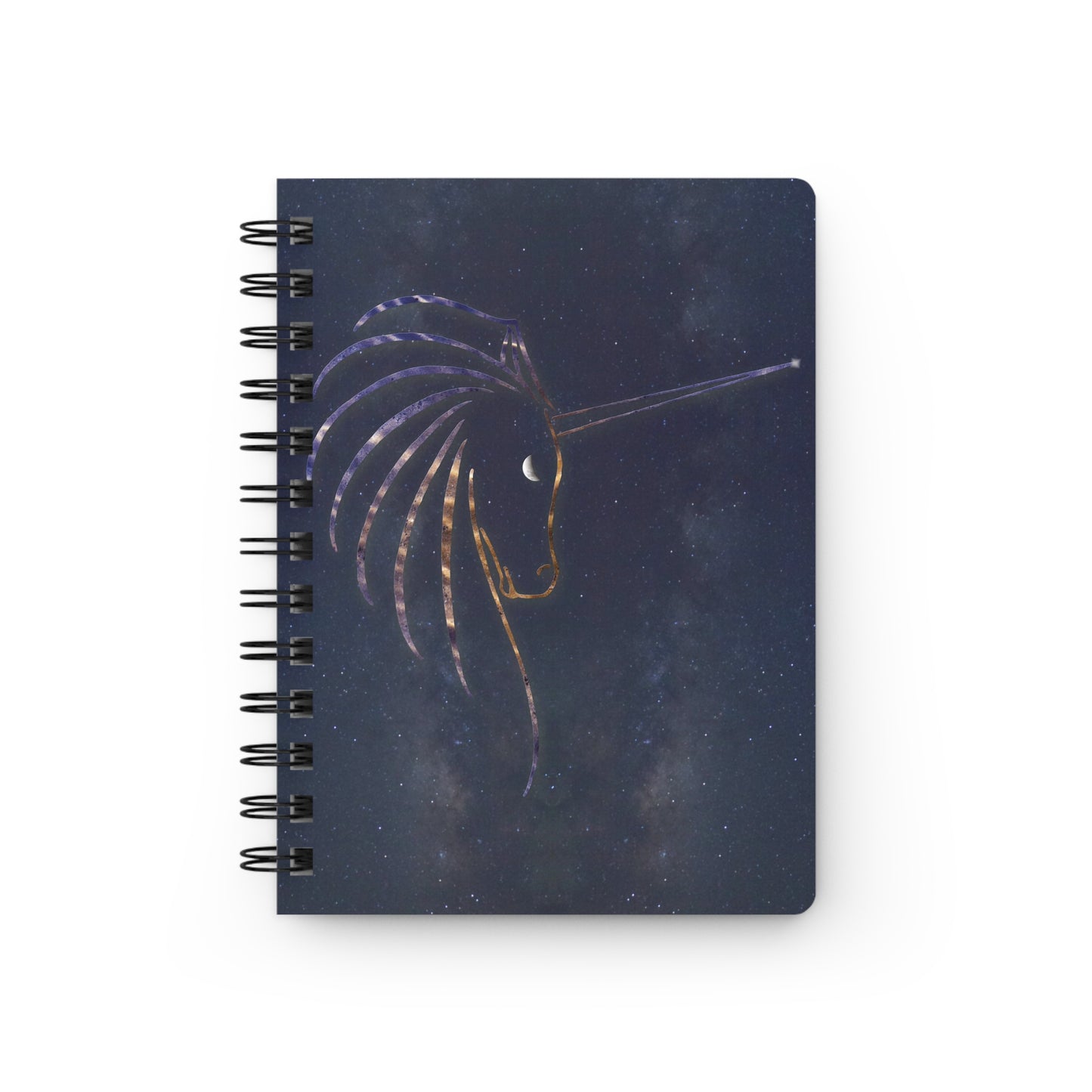 Spiral Bound Notebook - Star Unicorn