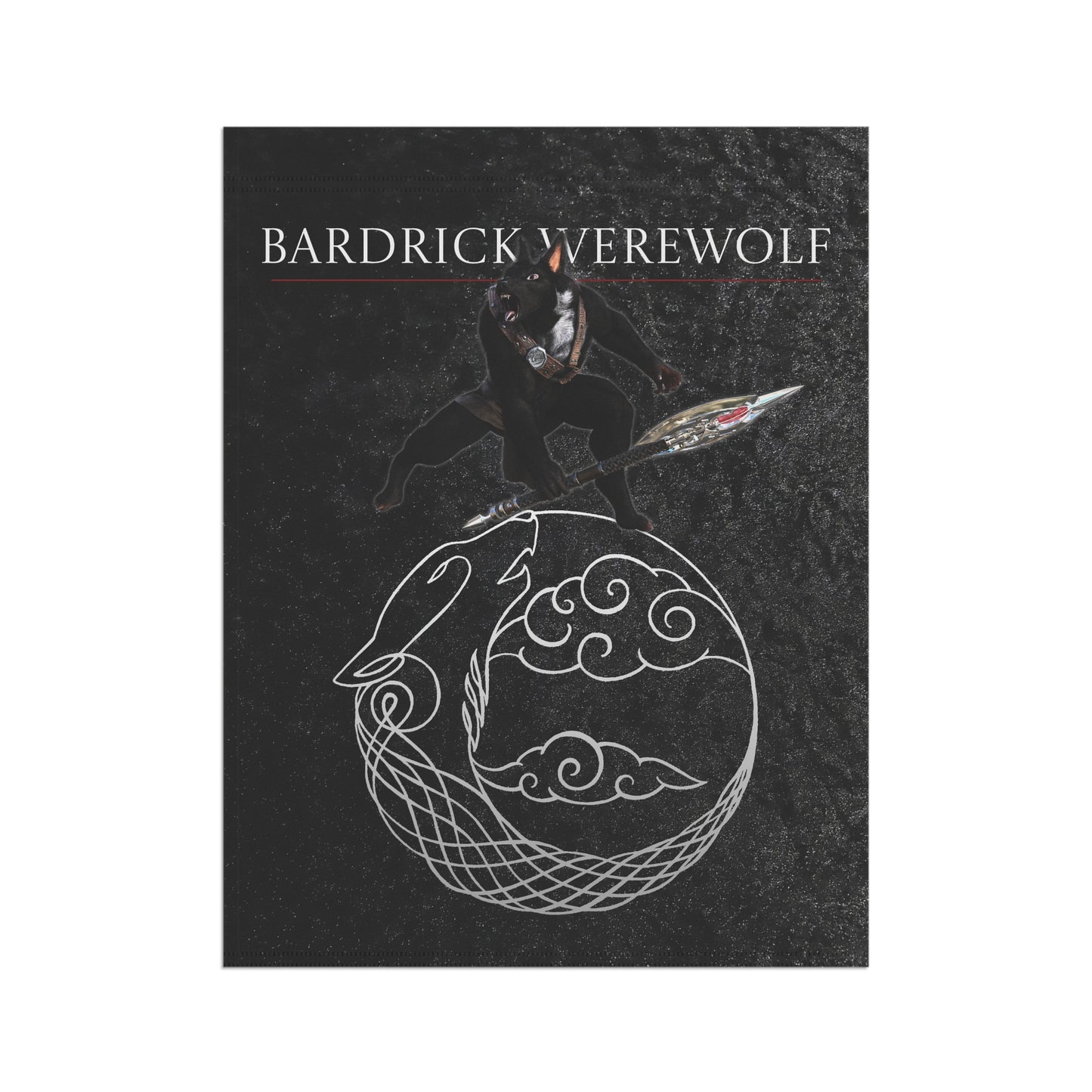 "Felan Bardrick Werewolf Crest" Garden & House Banner