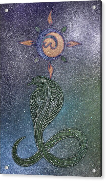 Genesis Sun and Serpent - Acrylic Print