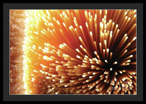 Pasta Illumination - Framed Print