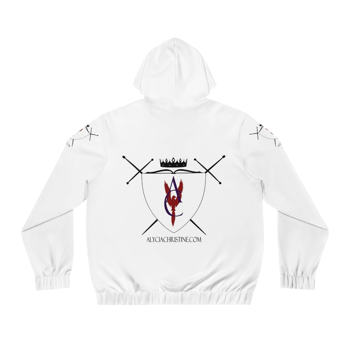 Off white hoodie with best sale red face