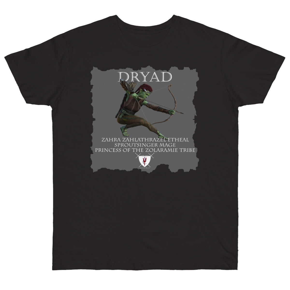 Men's Jersey T-shirt - Dryad Zahra & Zahra Defending the 

Gate