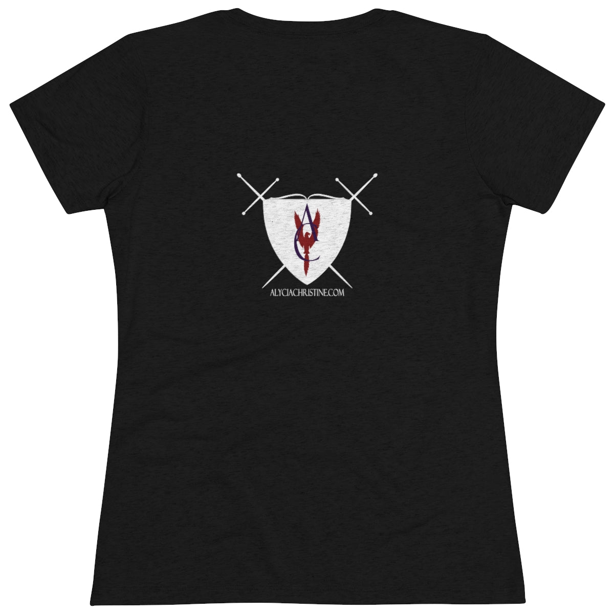 Women's Triblend Tee - Hayoth Lions and Alycia Christine Coat-of-Arms
