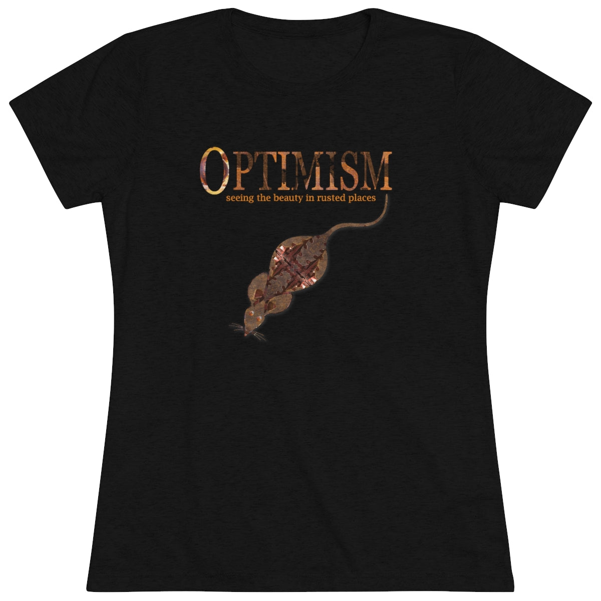 Women's Triblend Tee - Optimism Bureau[c]rat