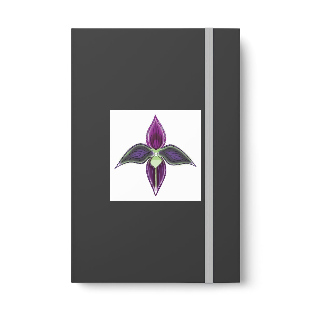 Simple Ruled Notebook - Lady Slipper Orchid
