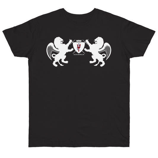 Men's Jersey T-shirt - Hayoth Lions and Alycia Christine Coat-of-Arms
